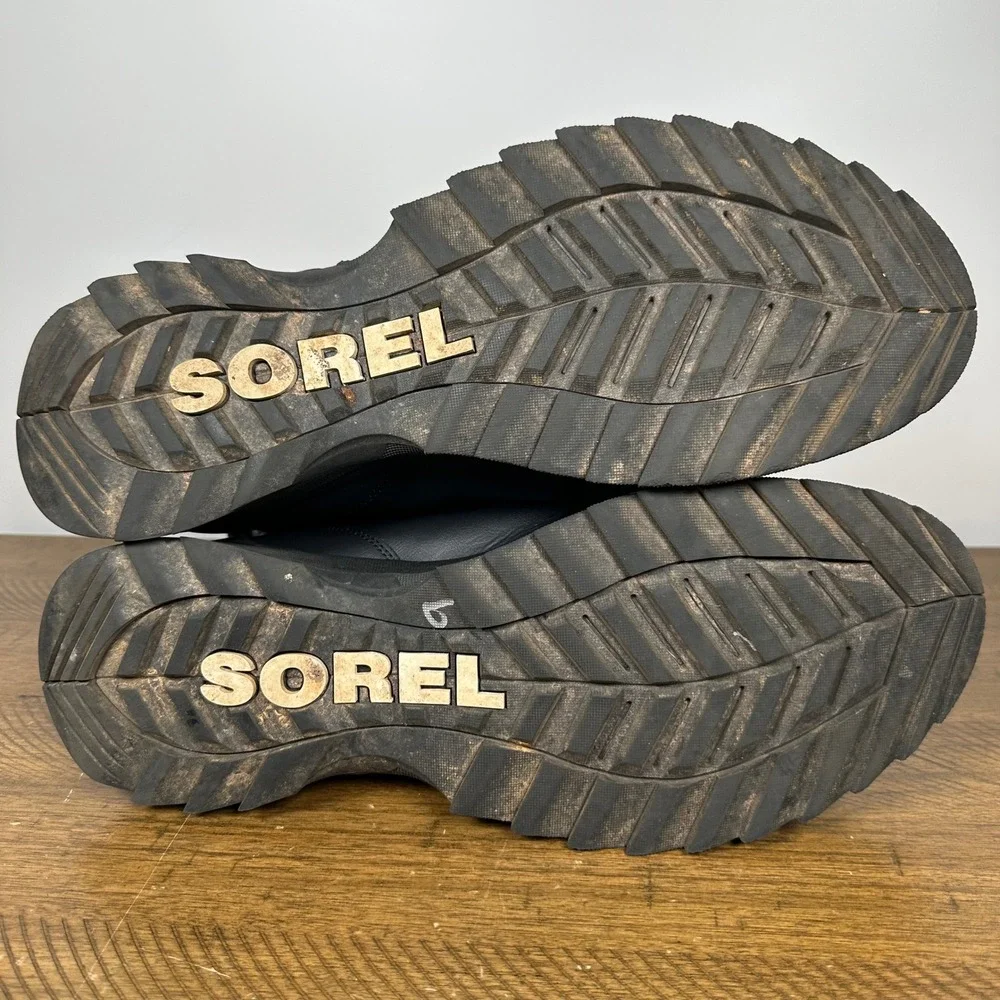 Sorel Boots Mens 15 Black Scout 87 XT WP Waterproof Insulated Snow Winter Hiking
